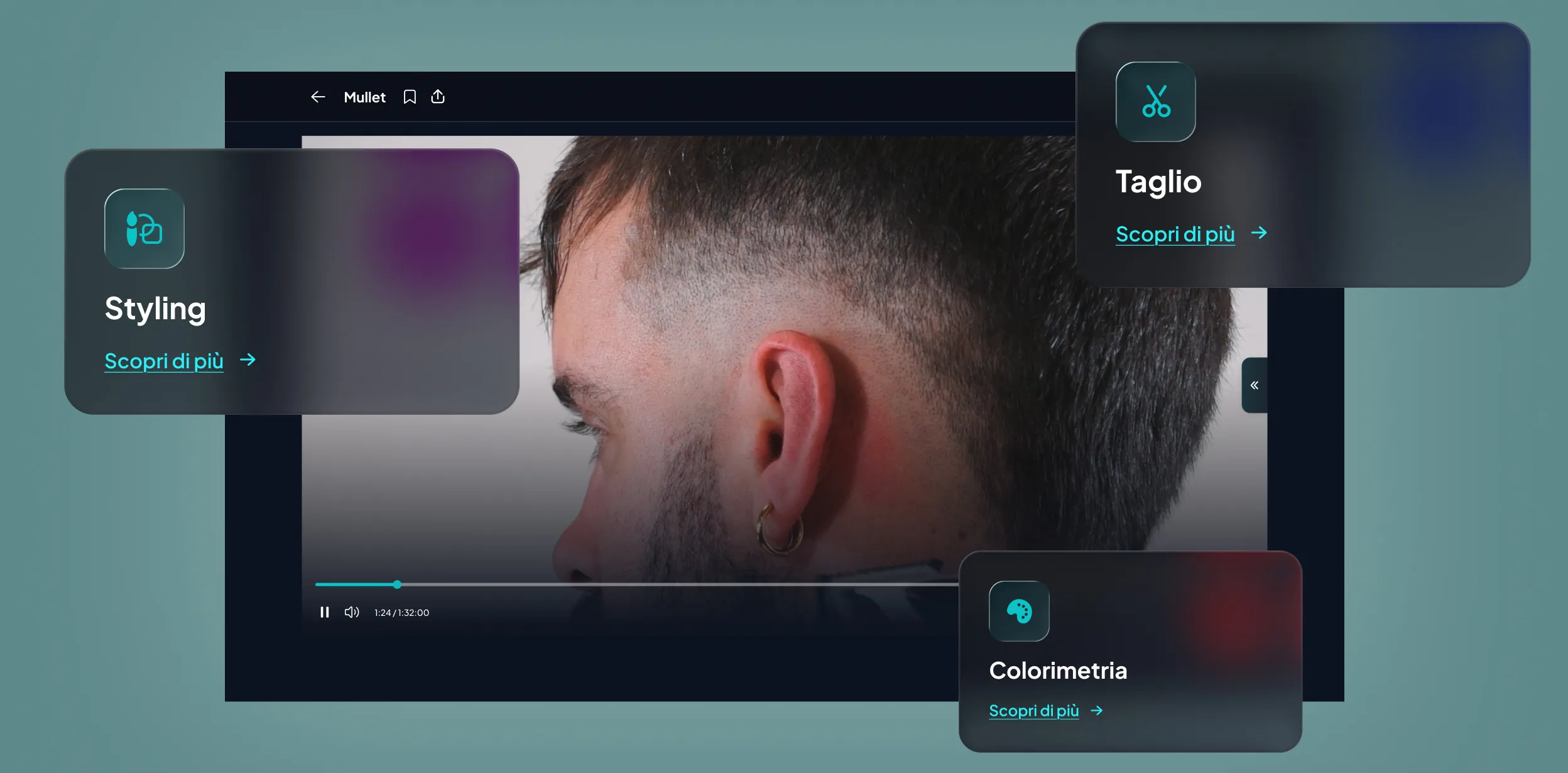 UI BeConcept: versione mobile