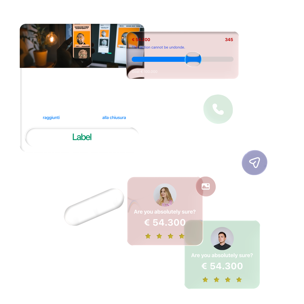 Ora, fai scalare tutto.